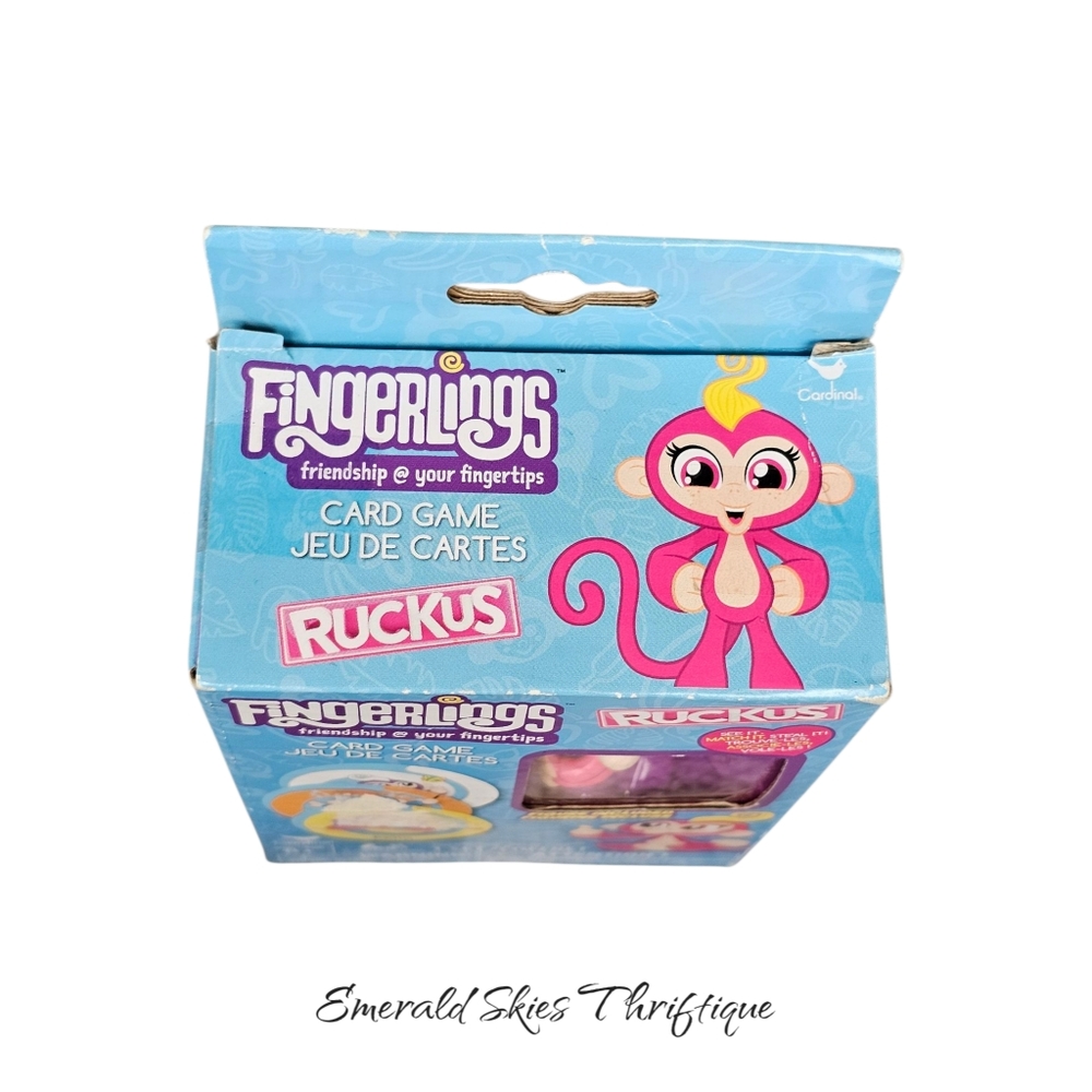 FINGERLINGS~ Ruckus Card Game w/Fingerling Figure, new - Picture 2 of 3